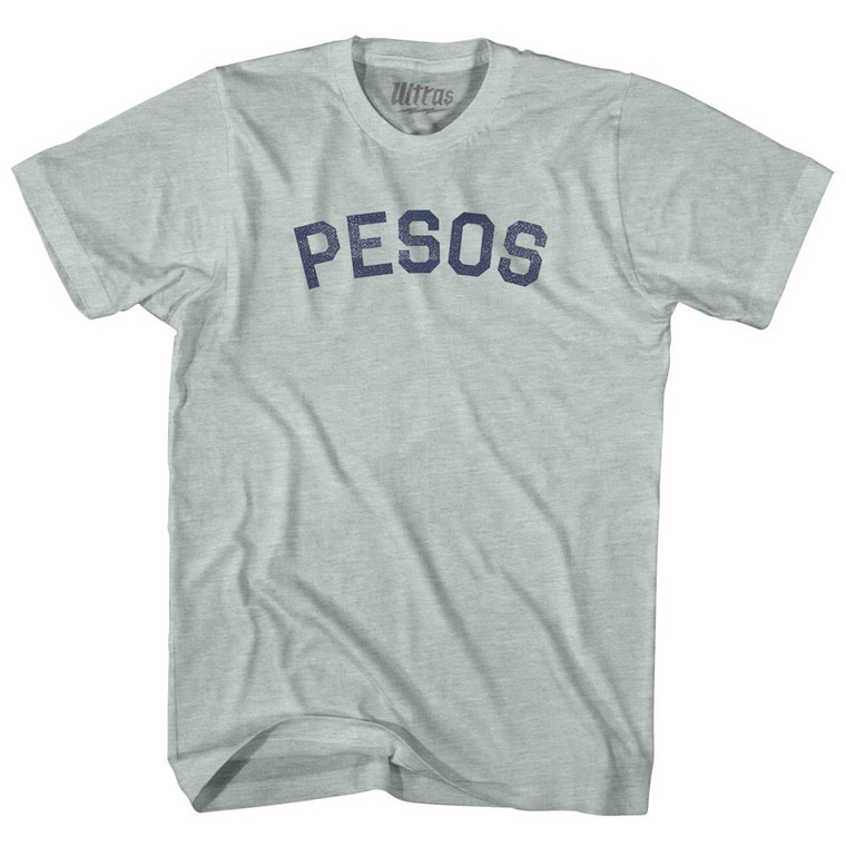 Pesos Adult Tri-Blend T-shirt - Athletic Cool Grey