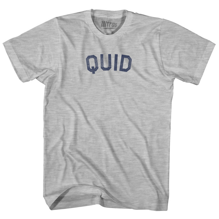 Quid Adult Cotton T-shirt - Grey Heather