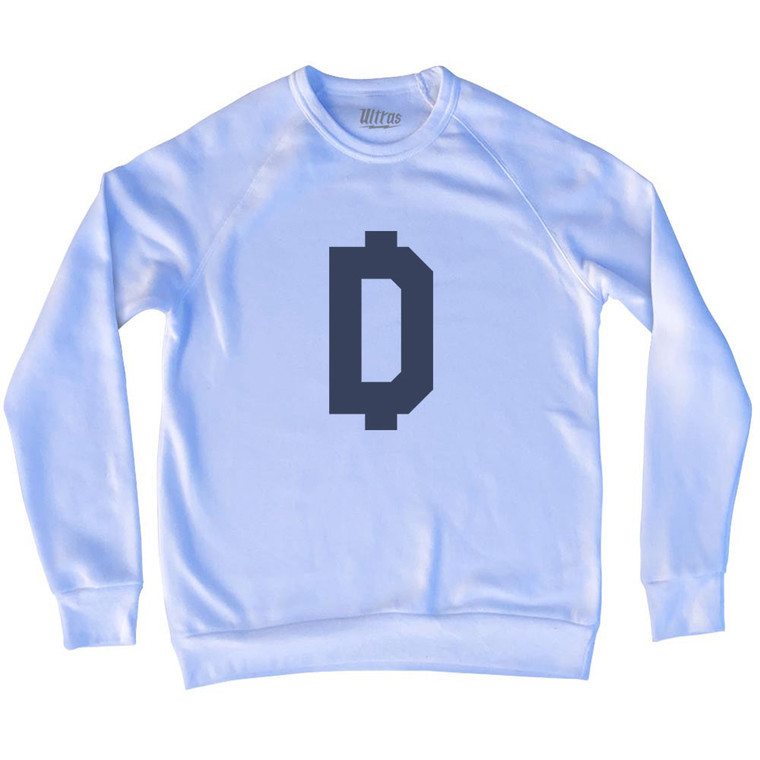 D Money Adult Tri-Blend Sweatshirt - White