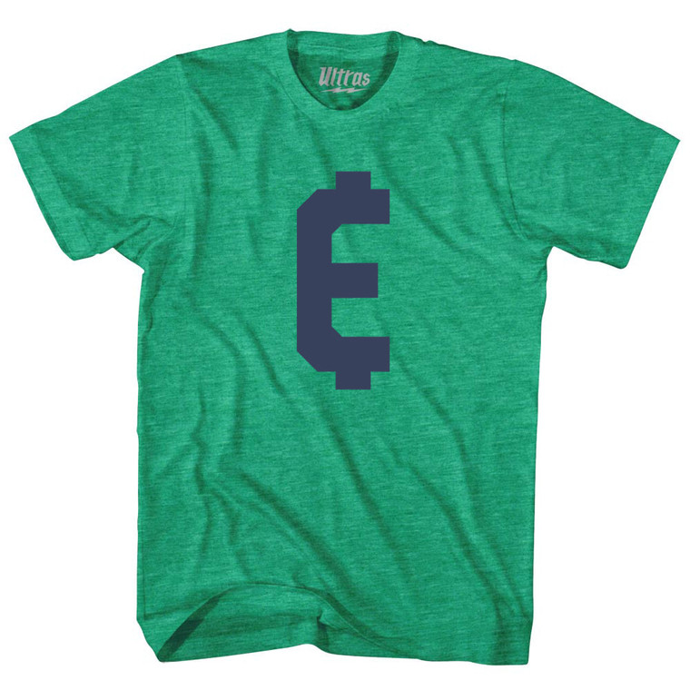 E Money Adult Tri-Blend T-shirt - Athletic Green