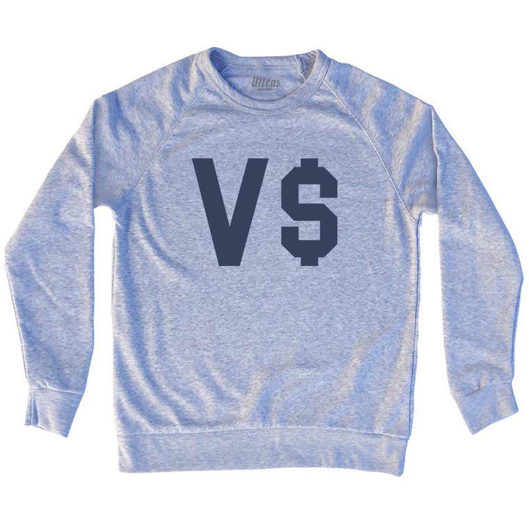 V Money Adult Tri-Blend Sweatshirt - Grey Heather
