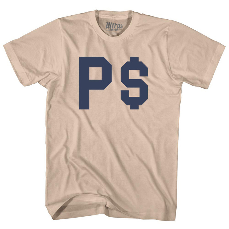 P Money Adult Cotton T-shirt - Creme
