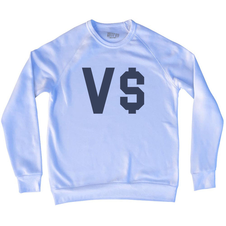 V Money Adult Tri-Blend Sweatshirt - White