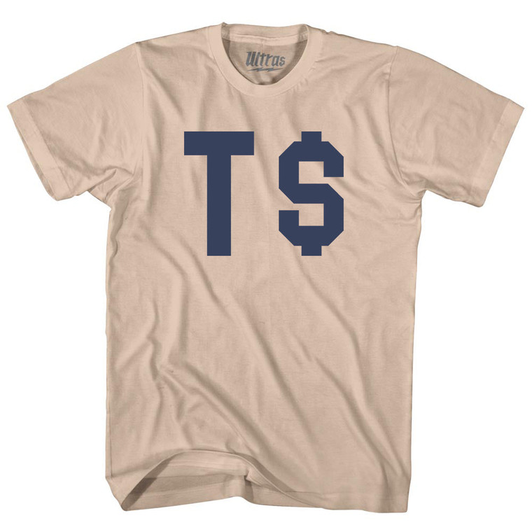 T Money Adult Cotton T-shirt - Creme