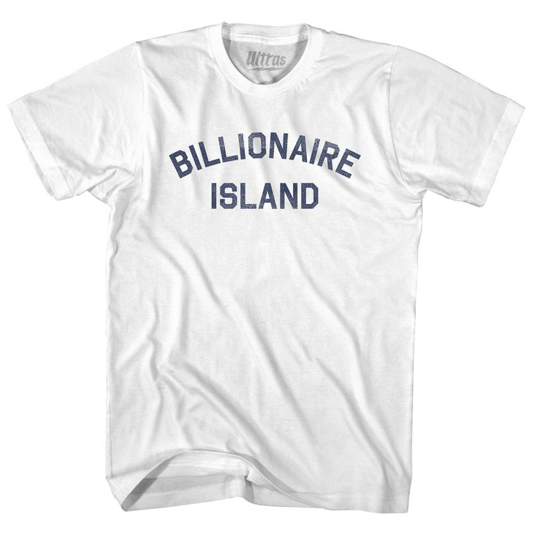 Billionaire Island Youth Cotton T-shirt - White