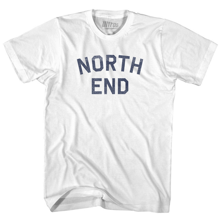 North End Adult Cotton T-shirt - White