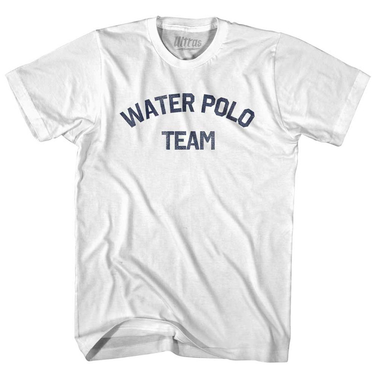 Water Polo Team Adult Cotton T-shirt - White