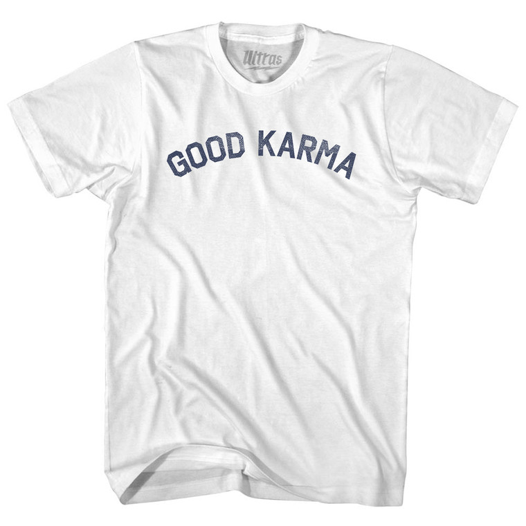 Good Karma Youth Cotton T-shirt - White