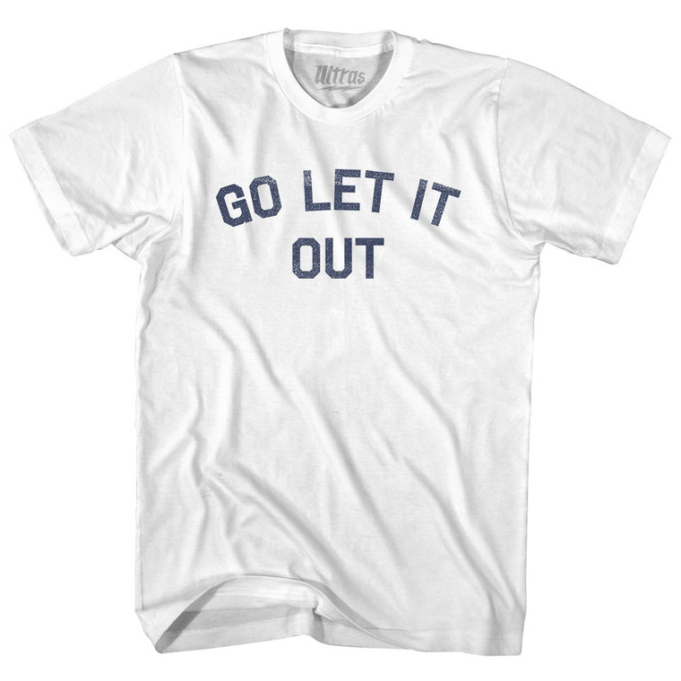 Go Let It Out Youth Cotton T-shirt - White