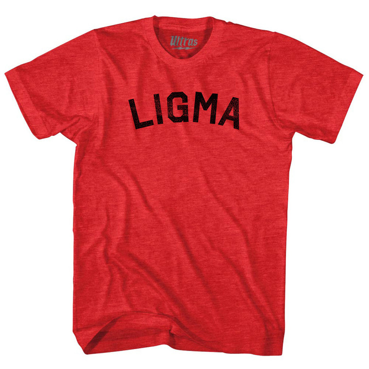 Ligma Adult Tri-Blend T-shirt - Athletic Red