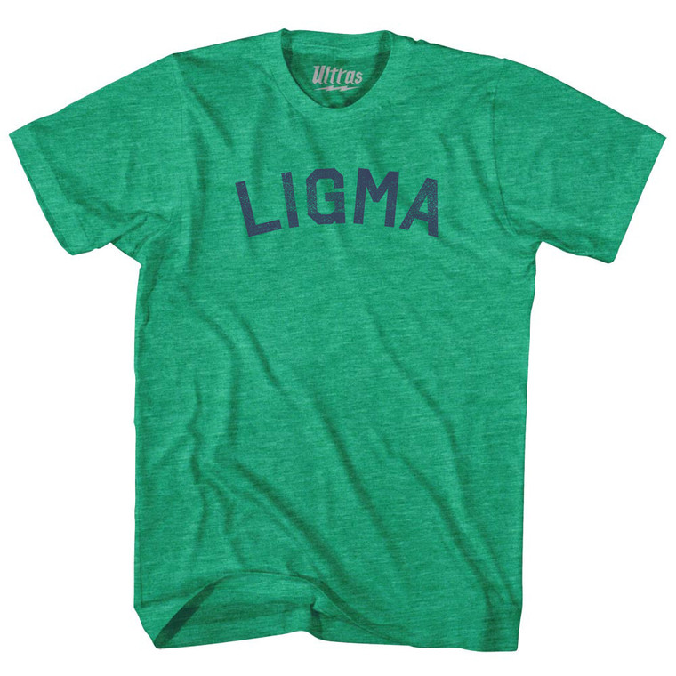 Ligma Adult Tri-Blend T-shirt - Athletic Green