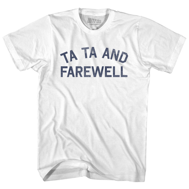 Ta ta and Farewell Jack Karlson Adult Cotton T-shirt - White