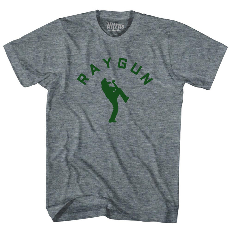 Raygun Kangaroo Breakdancing Womens Tri-Blend Junior Cut T-Shirt - Athletic Grey Raygun Kangaroo Breakdancing Womens Tri-Blend Junior Cut T-Shirt - Athletic Grey