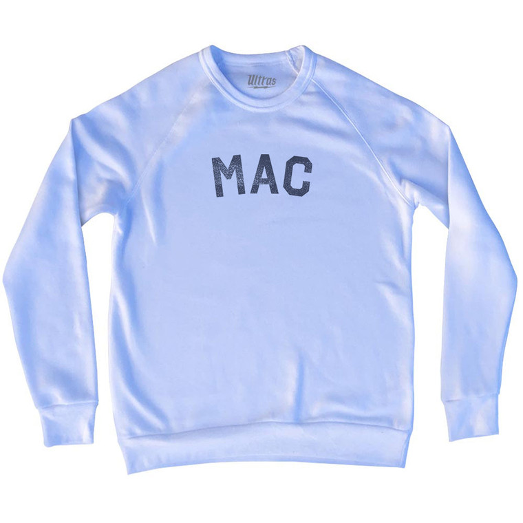 Mac Adult Tri-Blend Sweatshirt - White
