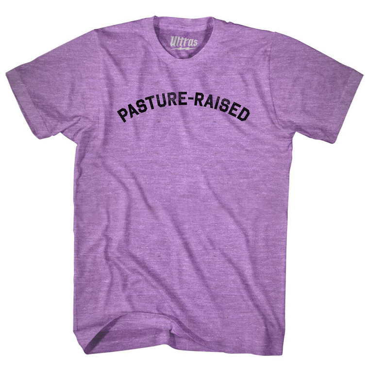 Pasture-Raised Adult Tri-Blend T-Shirt - Athletic Purple