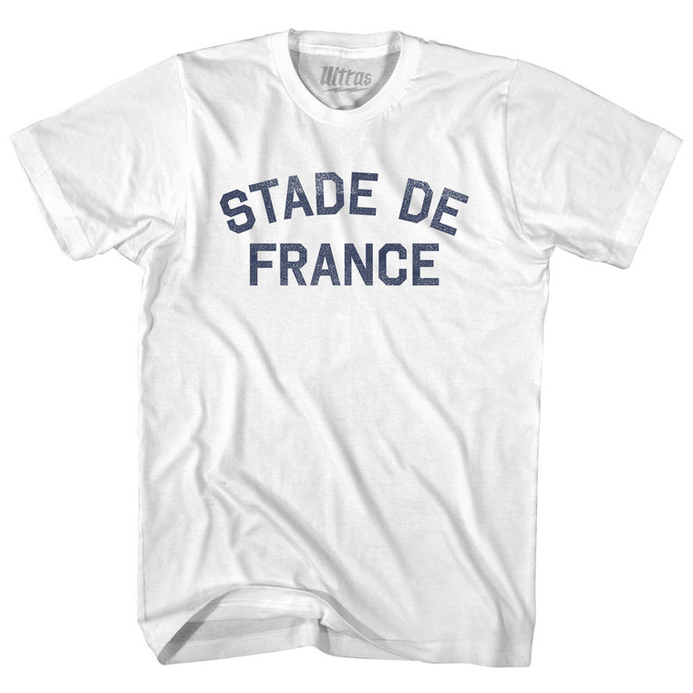 Stade De France Youth Cotton T-Shirt - White