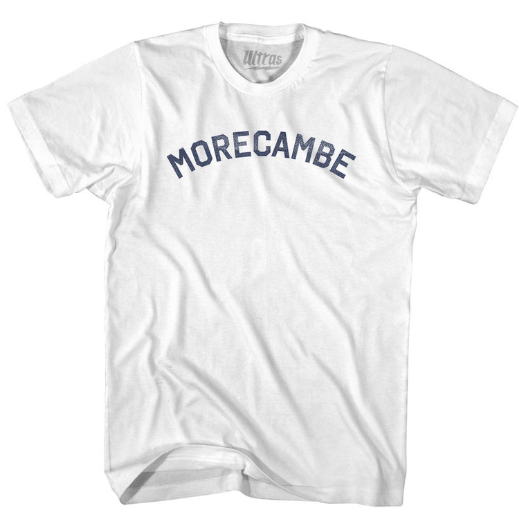 Morecambe Womens Cotton Junior Cut T-Shirt - White