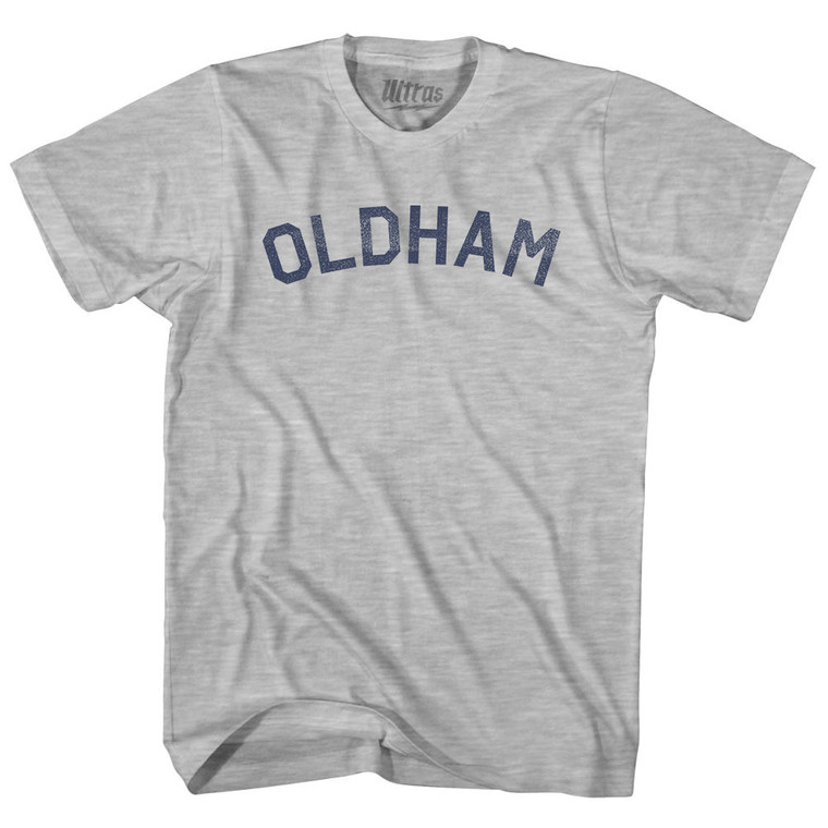 Oldham Adult Cotton T-shirt - Grey Heather