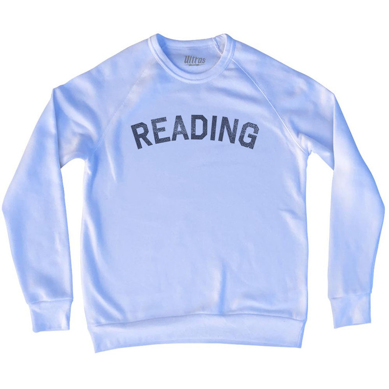 Reading Adult Tri-Blend Sweatshirt - White