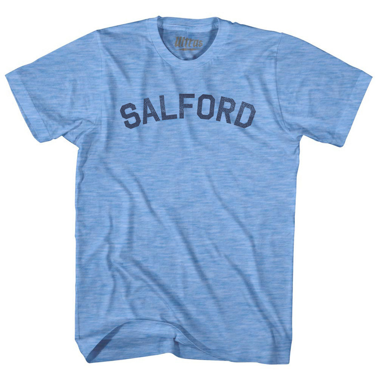Salford Adult Tri-Blend T-shirt - Athletic Blue