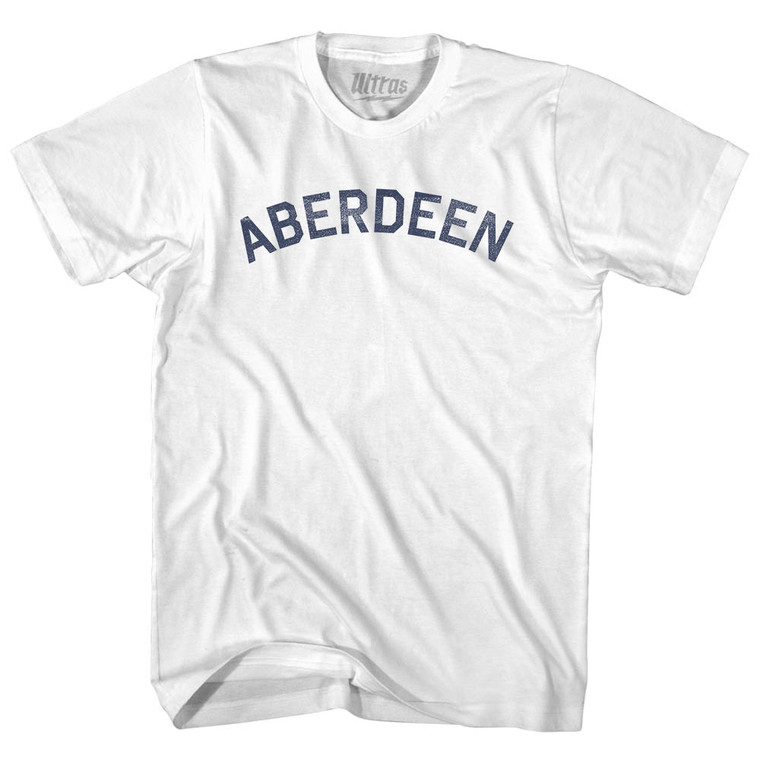 Aberdeen Womens Cotton Junior Cut T-Shirt - White