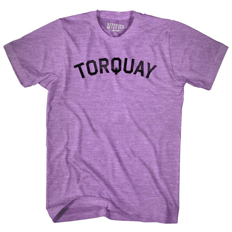 Torquay Adult Tri-Blend T-shirt - Athletic Purple