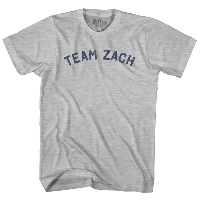Team Zach Youth Cotton T-shirt - Grey Heather