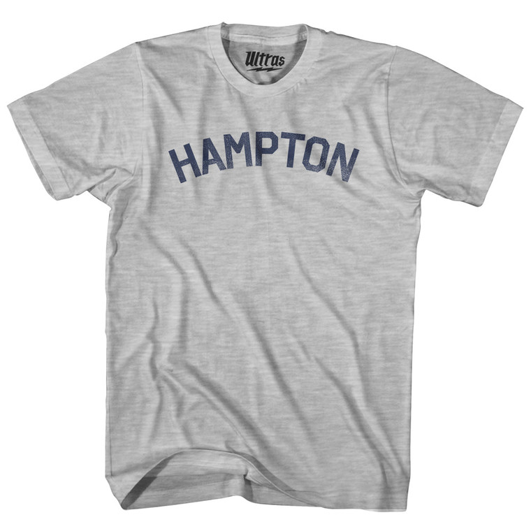 HAMPTON Youth Cotton T-shirt - Grey Heather