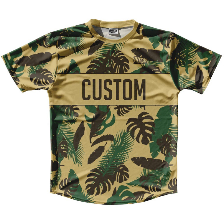 Tropic Thunder Camo Custom Running Shirt Track Cross Made In USA - Camo