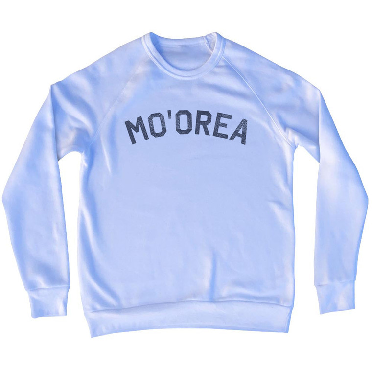 Mo'Orea Adult Tri-Blend Sweatshirt - White