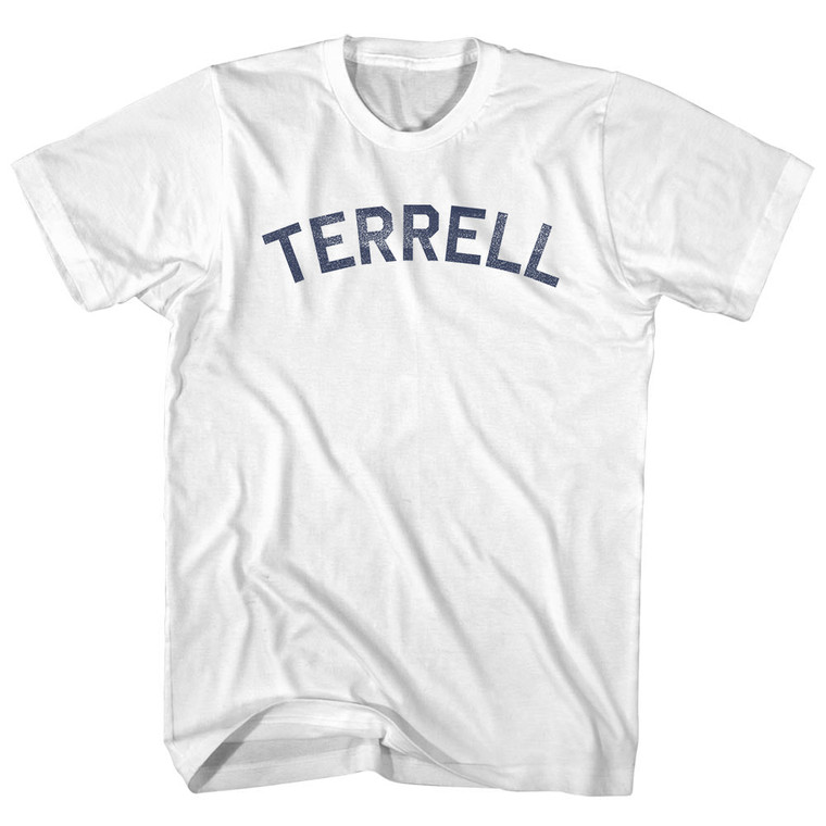 Terrell Womens Cotton Junior Cut T-Shirt - White