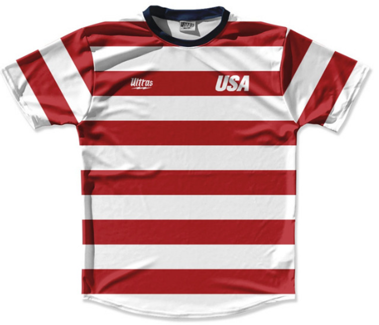 ADULT SMALL- USA WALDO RED & WHITE JERSEY- CUSTOM NAME: RAMOS 7- Final Sale J1