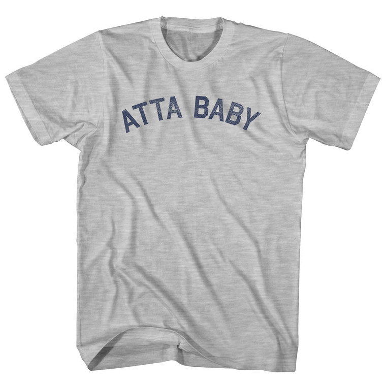 Atta Baby Adult Cotton T-shirt - Grey Heather