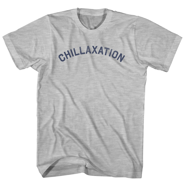 Chillaxation Adult Cotton T-shirt - Grey Heather