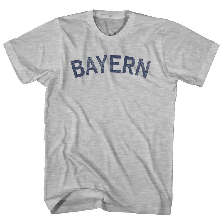 Bayern Womens Cotton Junior Cut T-Shirt - Grey Heather