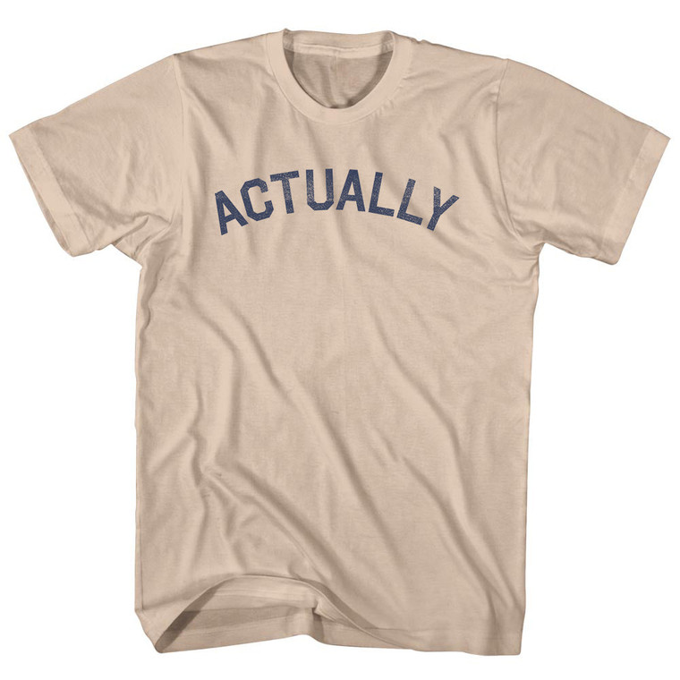 Actually Adult Cotton T-shirt - Creme