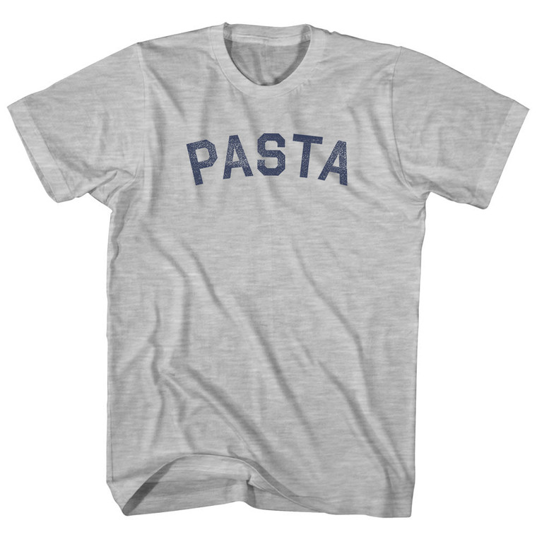 Pasta Womens Cotton Junior Cut T-Shirt - Grey Heather