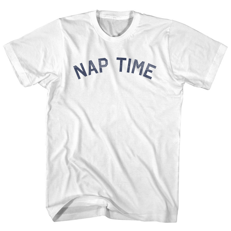 Nap Time Youth Cotton T-shirt - White