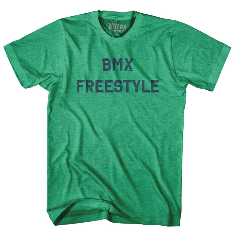 BMX Freestyle Adult Tri-Blend T-shirt - Kelly