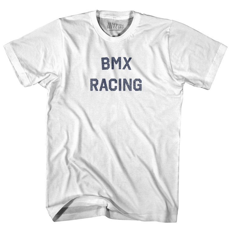 BMX Racing Womens Cotton Junior Cut T-Shirt - White