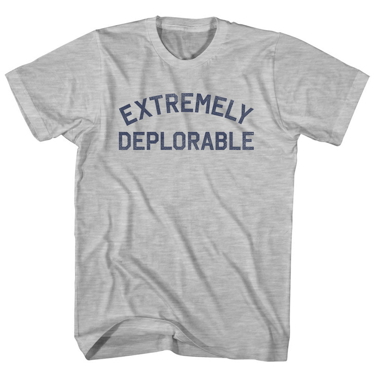 Extremely Deplorable Youth Cotton T-Shirt - Grey Heather