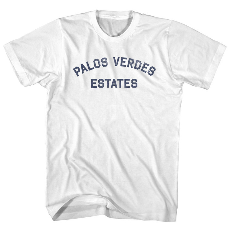 Palos Verdes Estates Youth Cotton T-Shirt - White