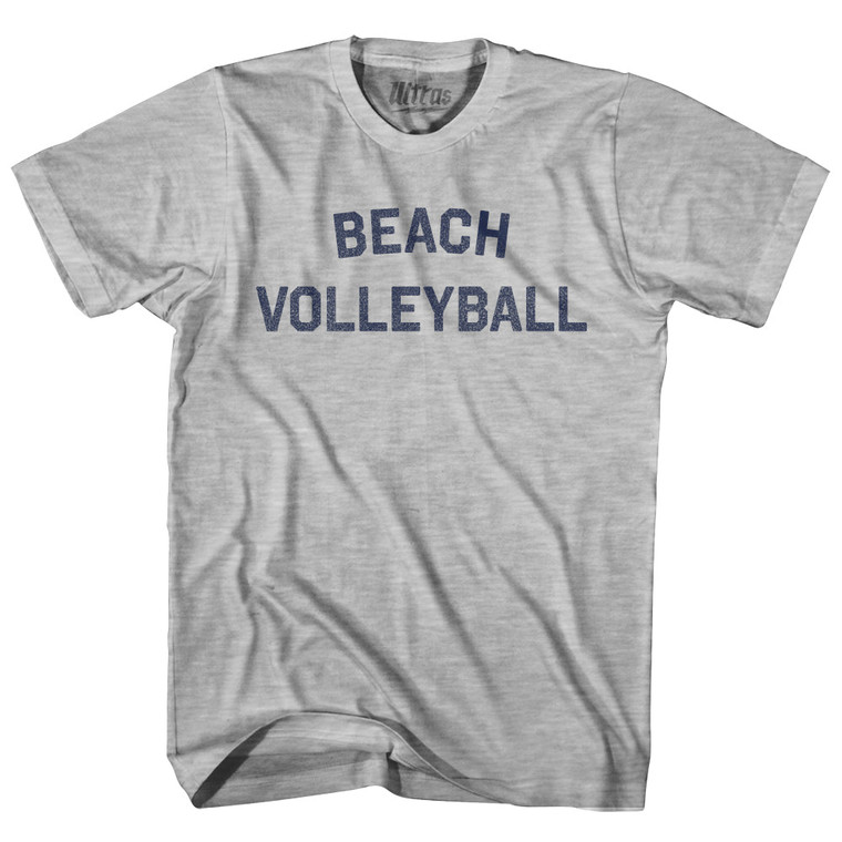 Beach Volleyball Youth Cotton T-shirt - Grey Heather