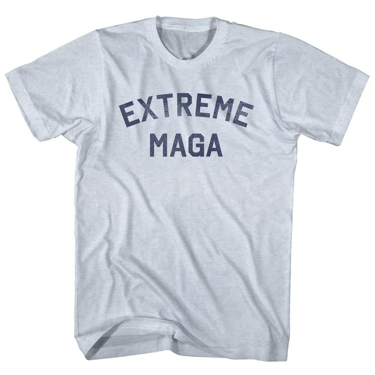 Extreme Maga Adult Tri-Blend T-shirt - Athletic White