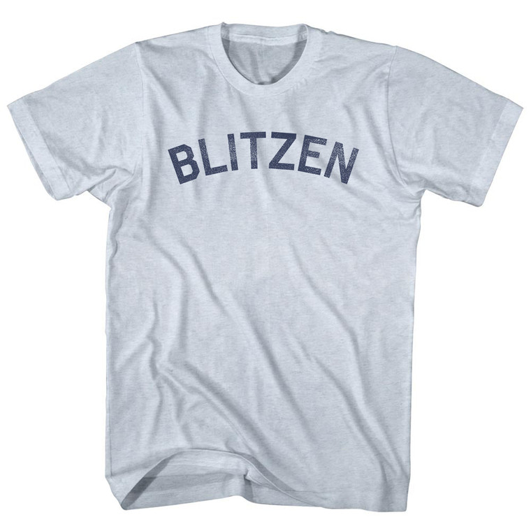 Blitzen Adult Tri-Blend T-shirt - Athletic White