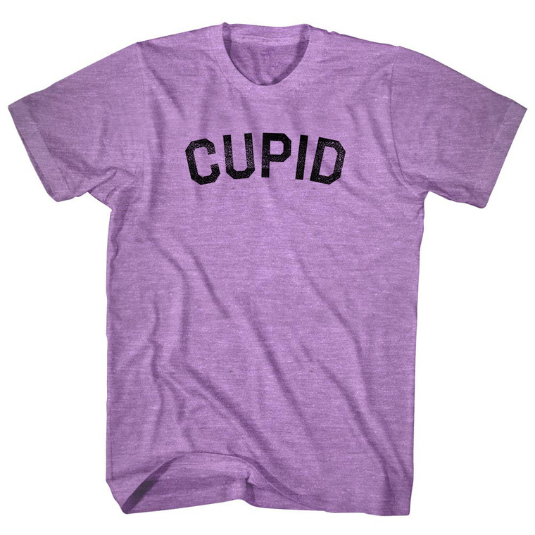 Cupid Adult Tri-Blend T-shirt - Athletic Purple