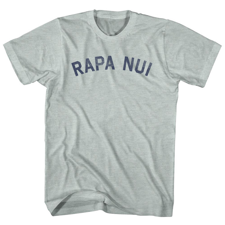 Rapa Nui Adult Tri-Blend T-shirt - Athletic Cool Grey