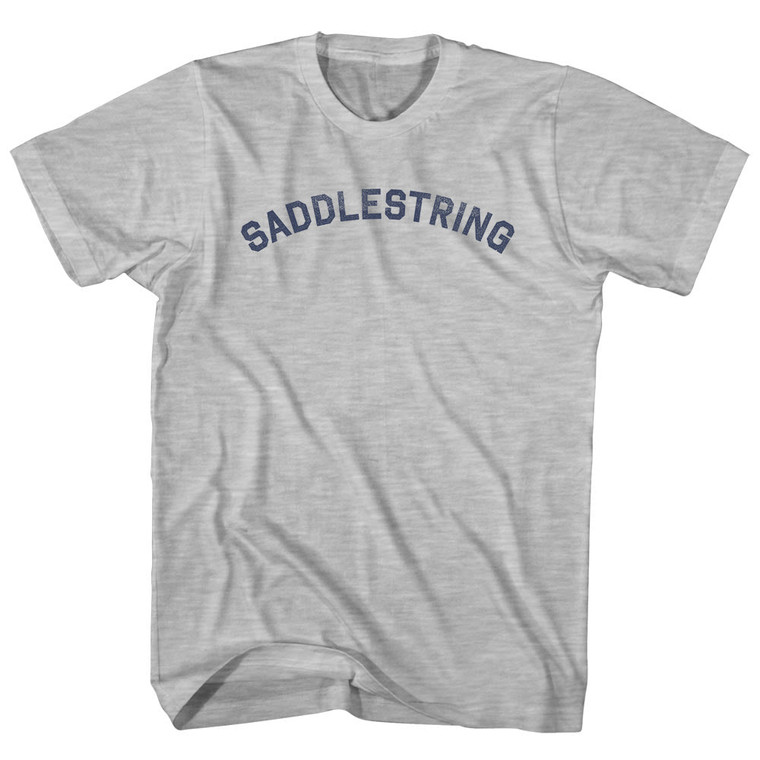 Saddlestring Youth Cotton T-shirt - Grey Heather