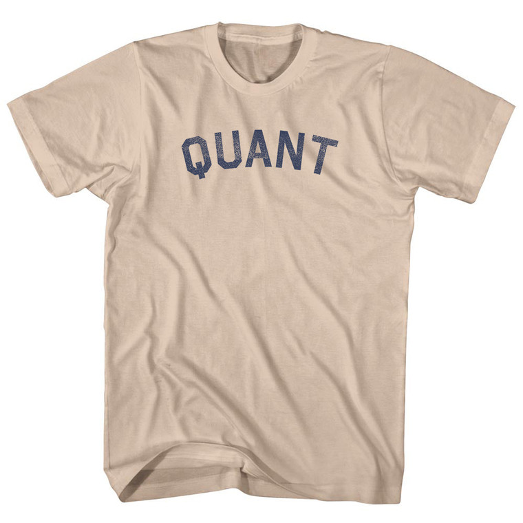 Quant Adult Cotton T-shirt - Creme