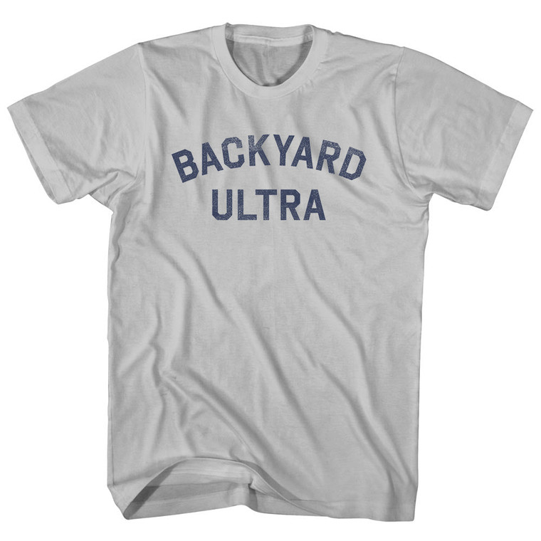 Backyard Ultra Adult Cotton T-Shirt - Cool Grey